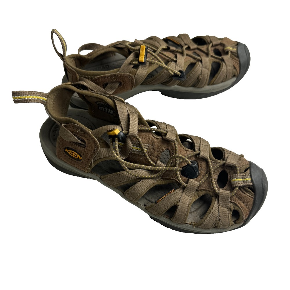 Keen Whisper Women's US‎ 7 Sandals Brown Gray Waterproof Athletic Hiking Shoes